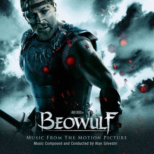 the album cover for Alan Silvestri  (Colv) (Red) (Slv) (Spla) - Beowulf - O.S.T. [Colored Vinyl] (Red) (Slv) (Spla)