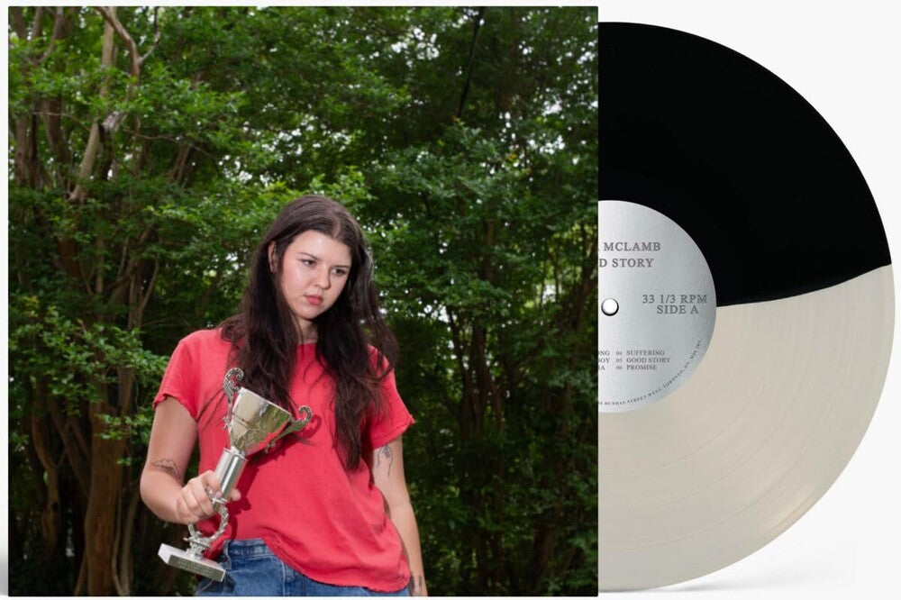 the album cover for Eliza Mclamb - Good Story [Bone/Black LP]