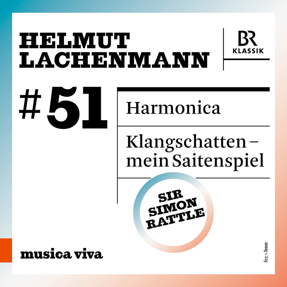 the album cover for Bavarian Radio Symphony Orchestra - 51 - Helmut Lachenmann Vol. 2