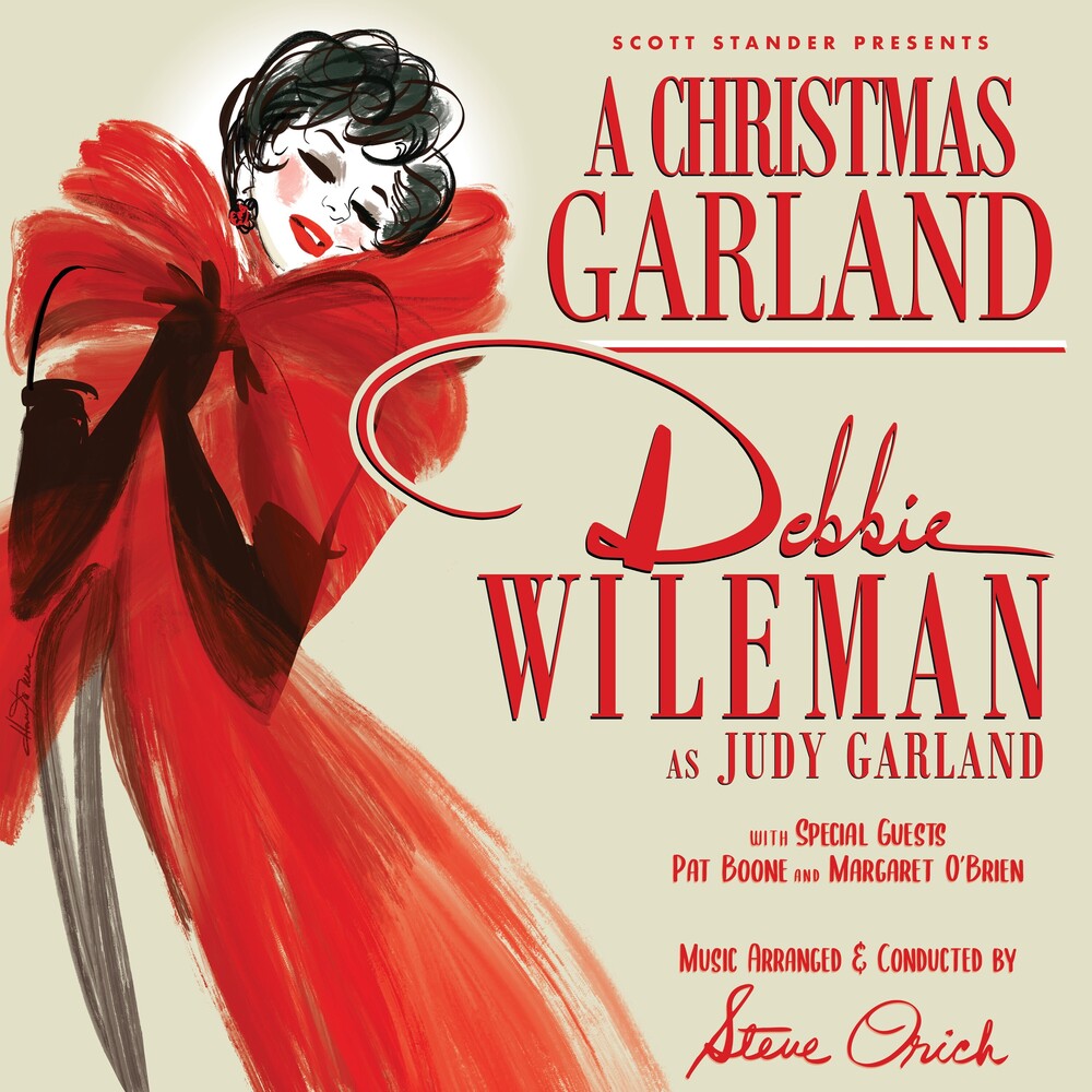 the album cover for Debbie Wileman - Christmas Garland Debbie Wileman As Judy Garland