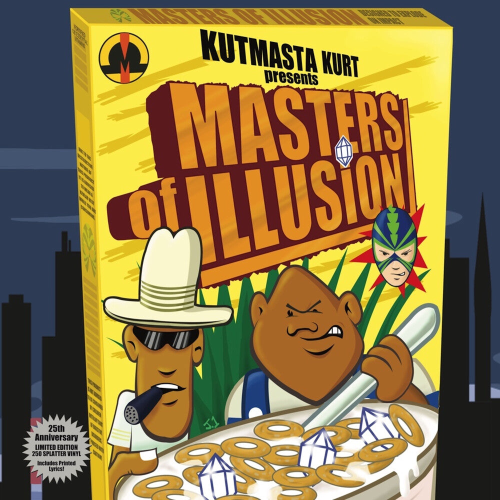 the album cover for Kutmasta Kurt - Masters Of Illusion [Colored Vinyl] [Limited Edition] (Spla)