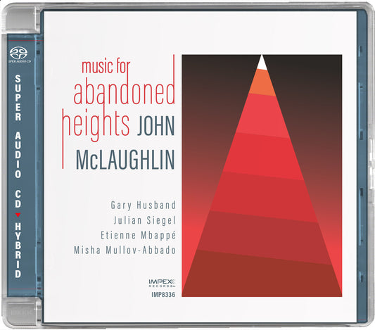 the album cover for John McLaughlin - Music For Abandoned Heights