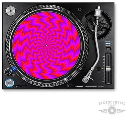 the album cover for Optical Illusion Hot Pink Electric Trntbl Slip Mat - Optical Illusion Hot Pink Electric Trntbl Slip Mat