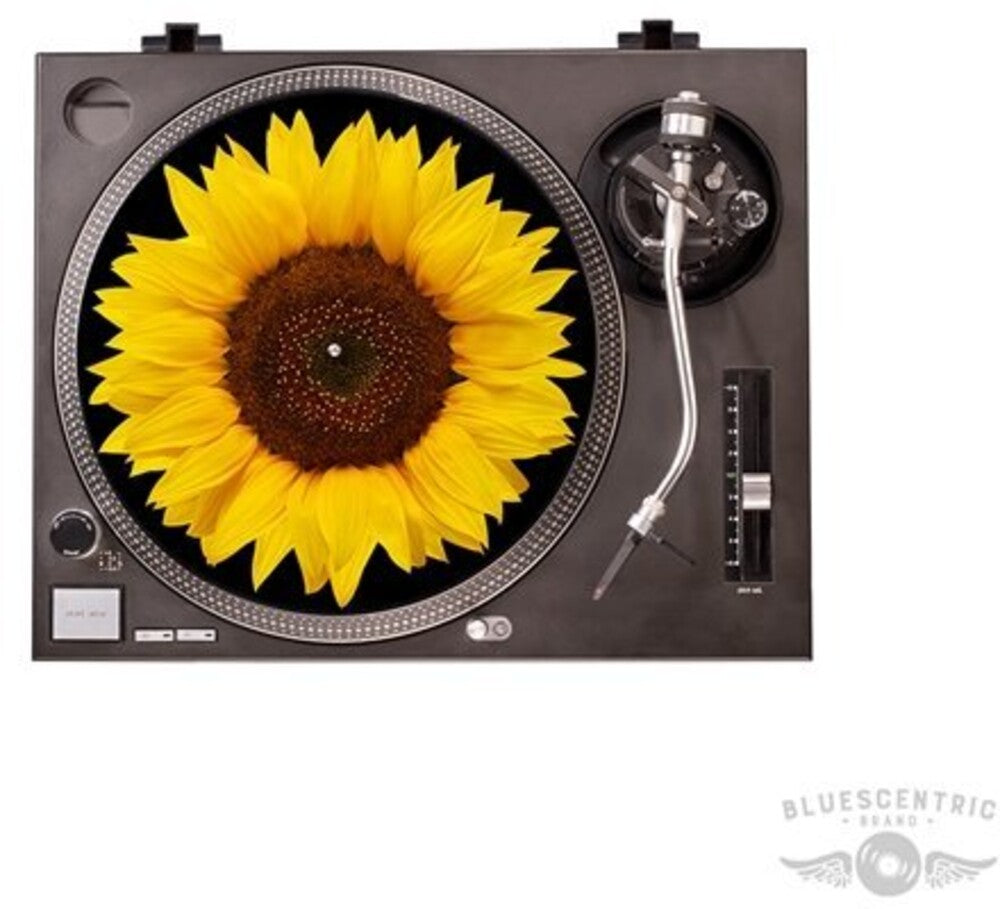 the album cover for Sunflower Graphic Turntable Slip Mat - Sunflower Graphic Turntable Slip Mat