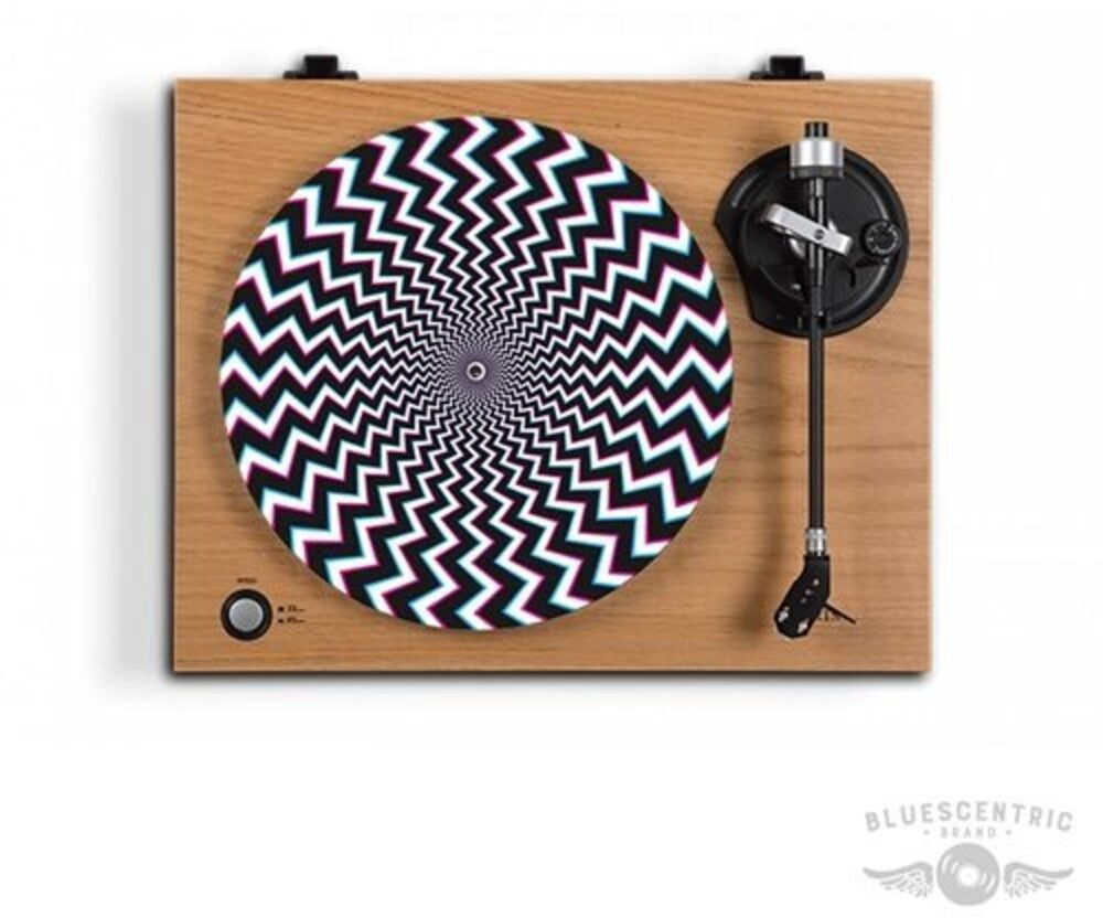the album cover for Optical Illusion 3D Bolts Turntable Slip Mat - Optical Illusion 3d Bolts Turntable Slip Mat