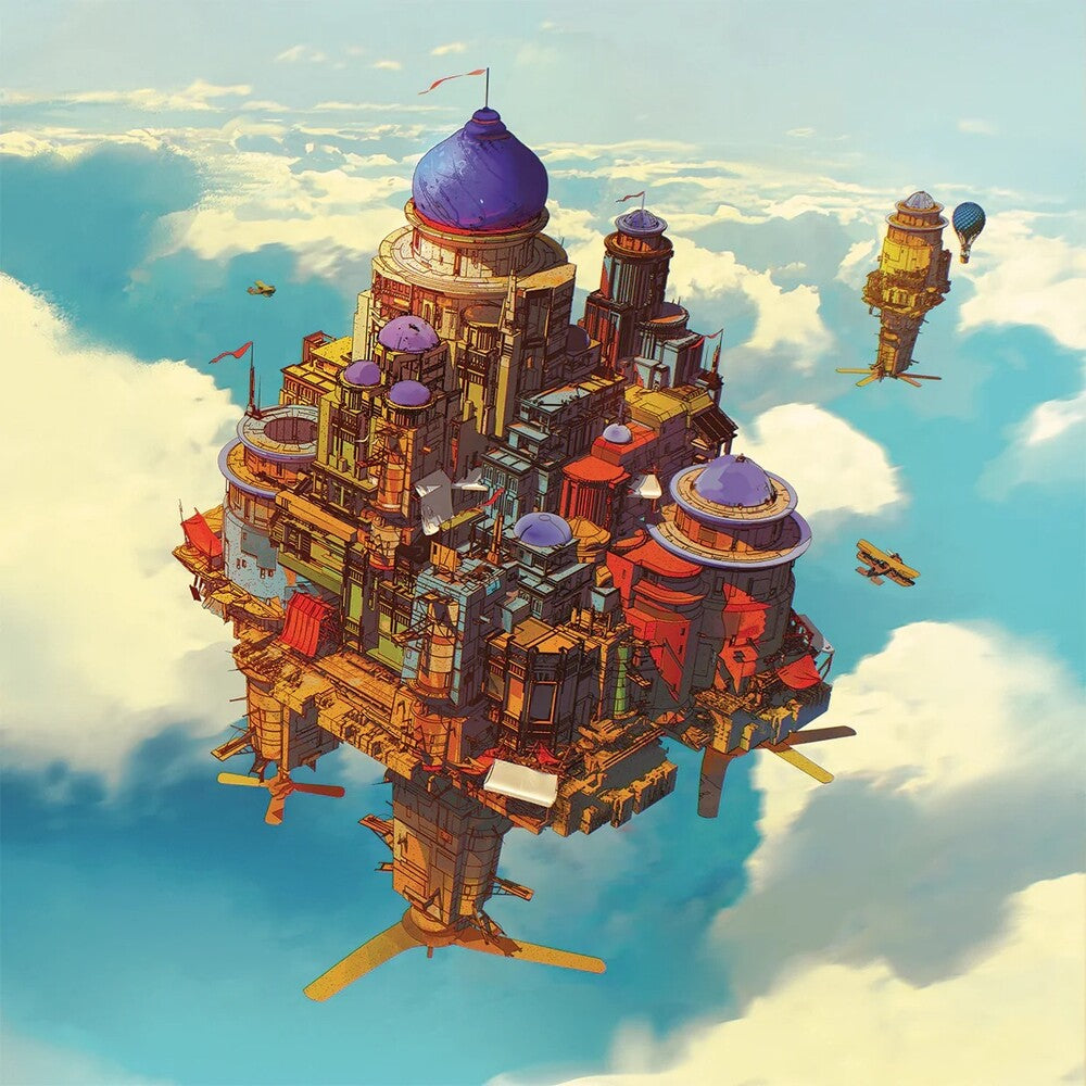 the album cover for Paul Aubry  (Gate) - Airborne Kingdom - O.S.T. (Gate)