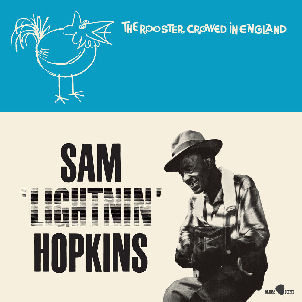 the album cover for Lightnin Hopkins - Rooster Crowed In England (Bonus Tracks) [Limited Edition]