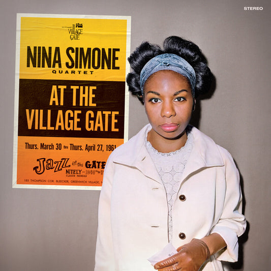 the album cover for Nina Simone - At The Village Gate [Crystal Clear 180 Gram]
