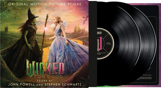 the album cover for John Powell/Stephen Schwartz - Wicked: For Good (The Original Motion Picture Score) [2 LP]
