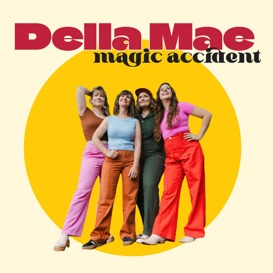 the album cover for Della Mae - Magic Accident