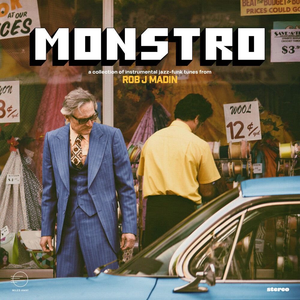the album cover for Rob Madin  J - Monstro