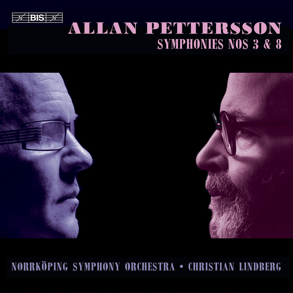 the album cover for Norrkoping Symphony Orchestra - Pettersson: Symphonies Nos 3 & 8