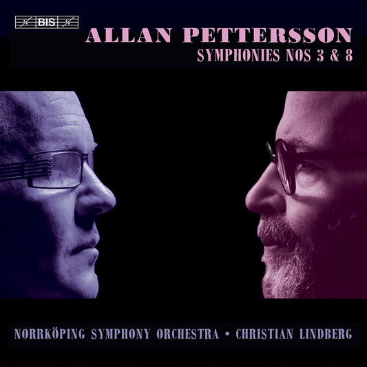 the album cover for Norrkoping Symphony Orchestra - Pettersson: Symphonies Nos 3 & 8