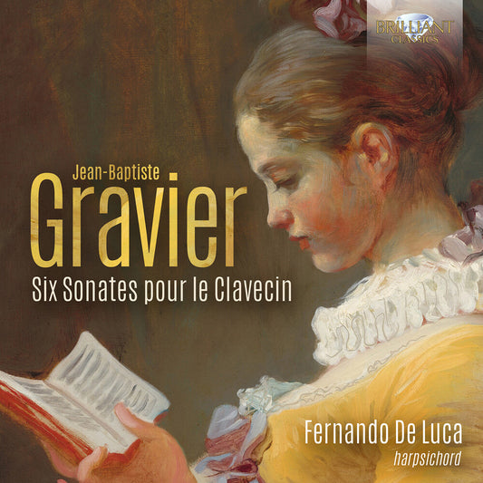 the album cover for De Fernando Luca - Gravier: Six Sonates Pour Le Clavecin