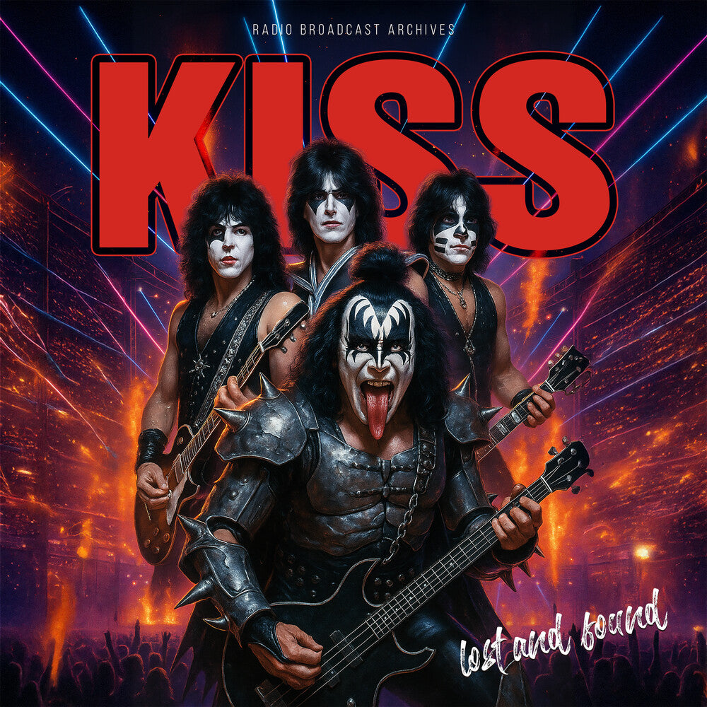 the album cover for KISS - Lost & Found - Orange [Colored Vinyl] (Org)