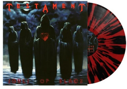 the album cover for Testament - Souls Of Black (Blk) [Colored Vinyl] (Red) (Spla)