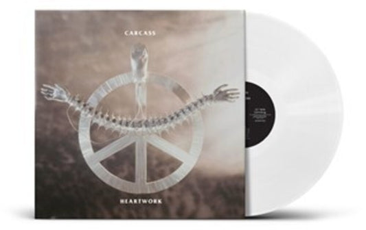 the album cover for Carcass - Heartwork - White Vinyl [Colored Vinyl] (Wht) (Uk)
