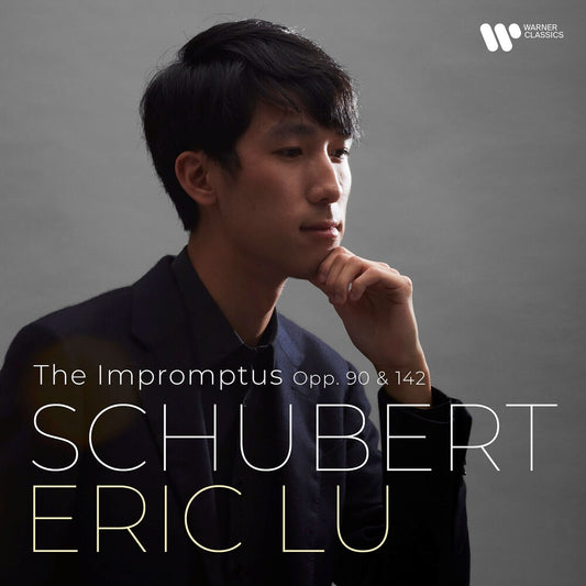 the album cover for Eric Lu - Schubert: The Impromptus Opp. 90 & 142