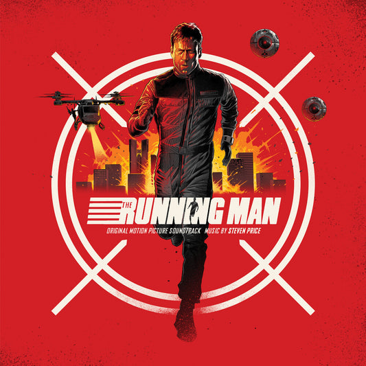 the album cover for Steven Price  / Running Man - O.S.T. (Colv) (Gry) - Steven Price  / Running Man - O.S.T. [Colored Vinyl] (Gry)