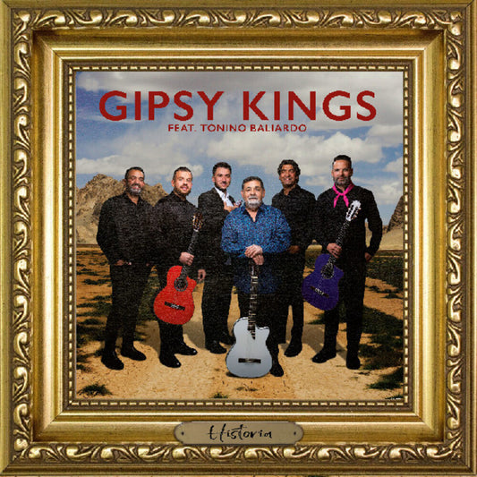 the album cover for Gipsy Kings / Tonino Baliardo - Historia (Blue) [Colored Vinyl] (Wht) (Mrb)
