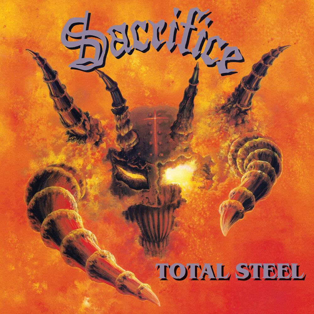 the album cover for Sacrifice - Total Steel