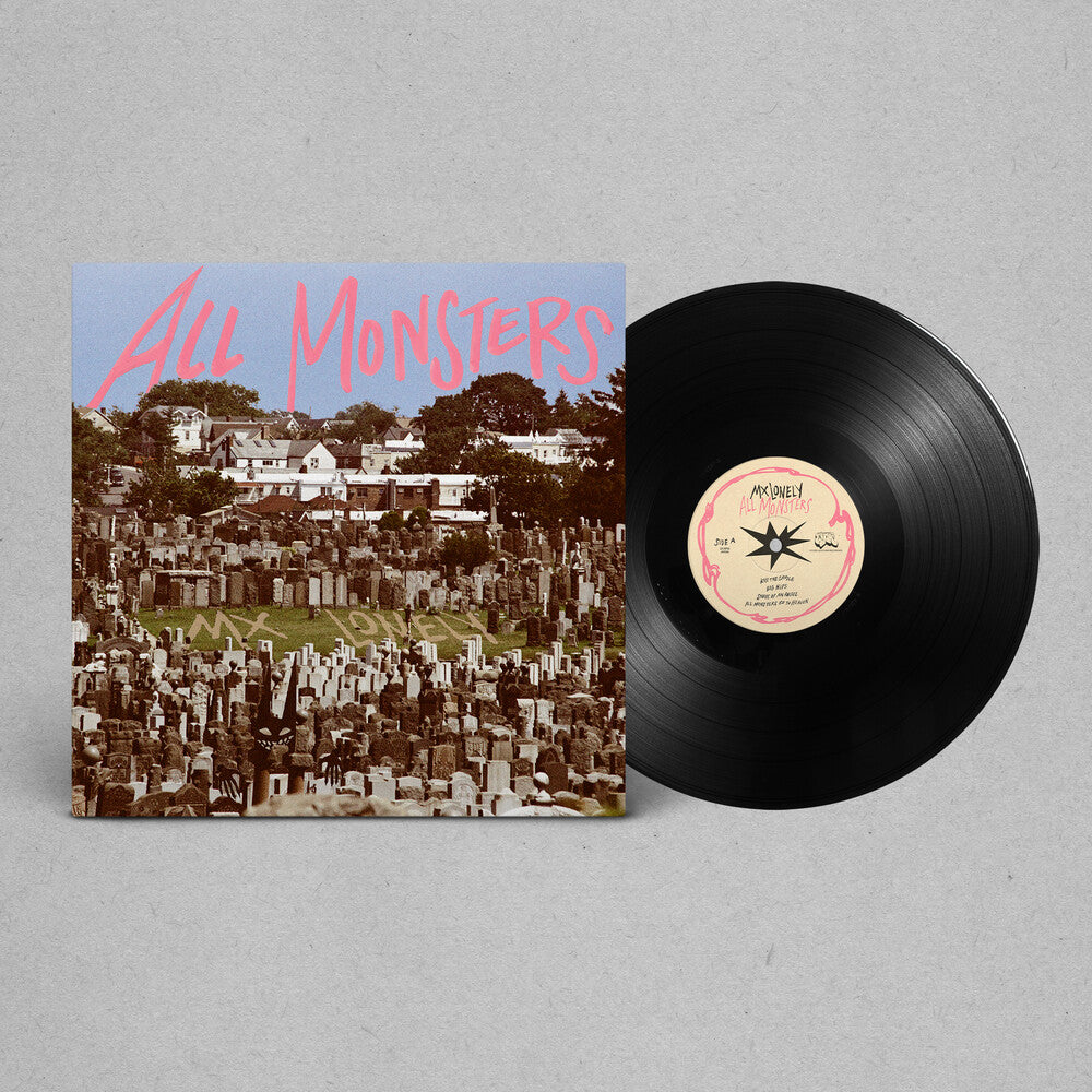 the album cover for MX Lonely - All Monsters