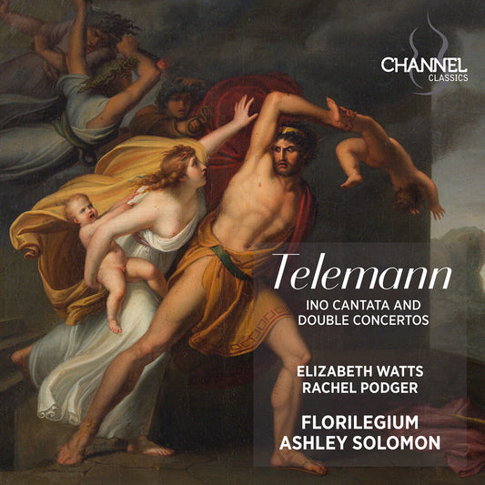 the album cover for Elizabeth Watts - Telemann: Ino Cantata & Double Cons