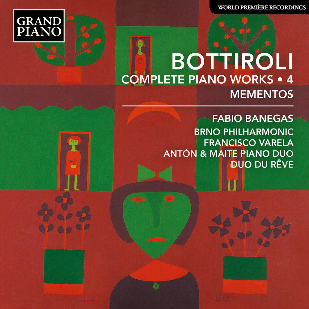 the album cover for Fabio Banegas - Bottiroli: Complete Pno Works Vol. 4