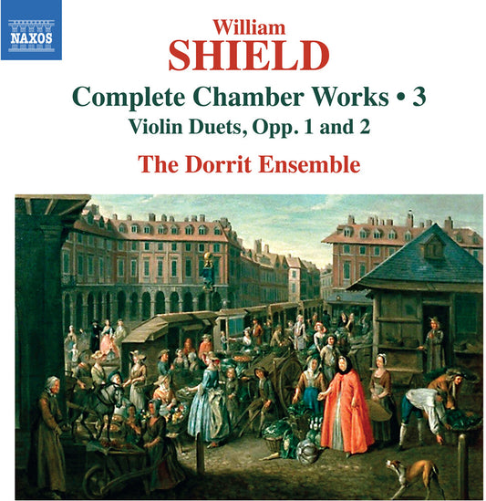 the album cover for Dorrit Ensemble - Shield: Complete Chamber Works Vol. 3
