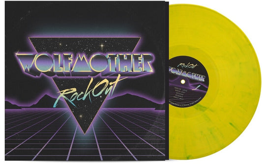the album cover for Wolfmother - Rock Out [Indie Exclusive Colored 180 Gram Vinyl]