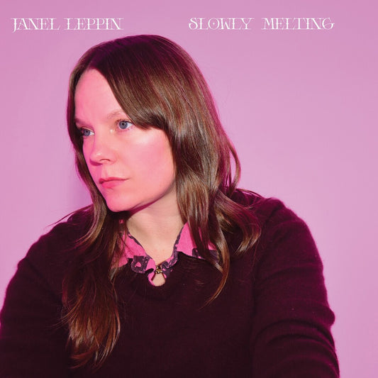 the album cover for Janel Leppin - Slowly Melting