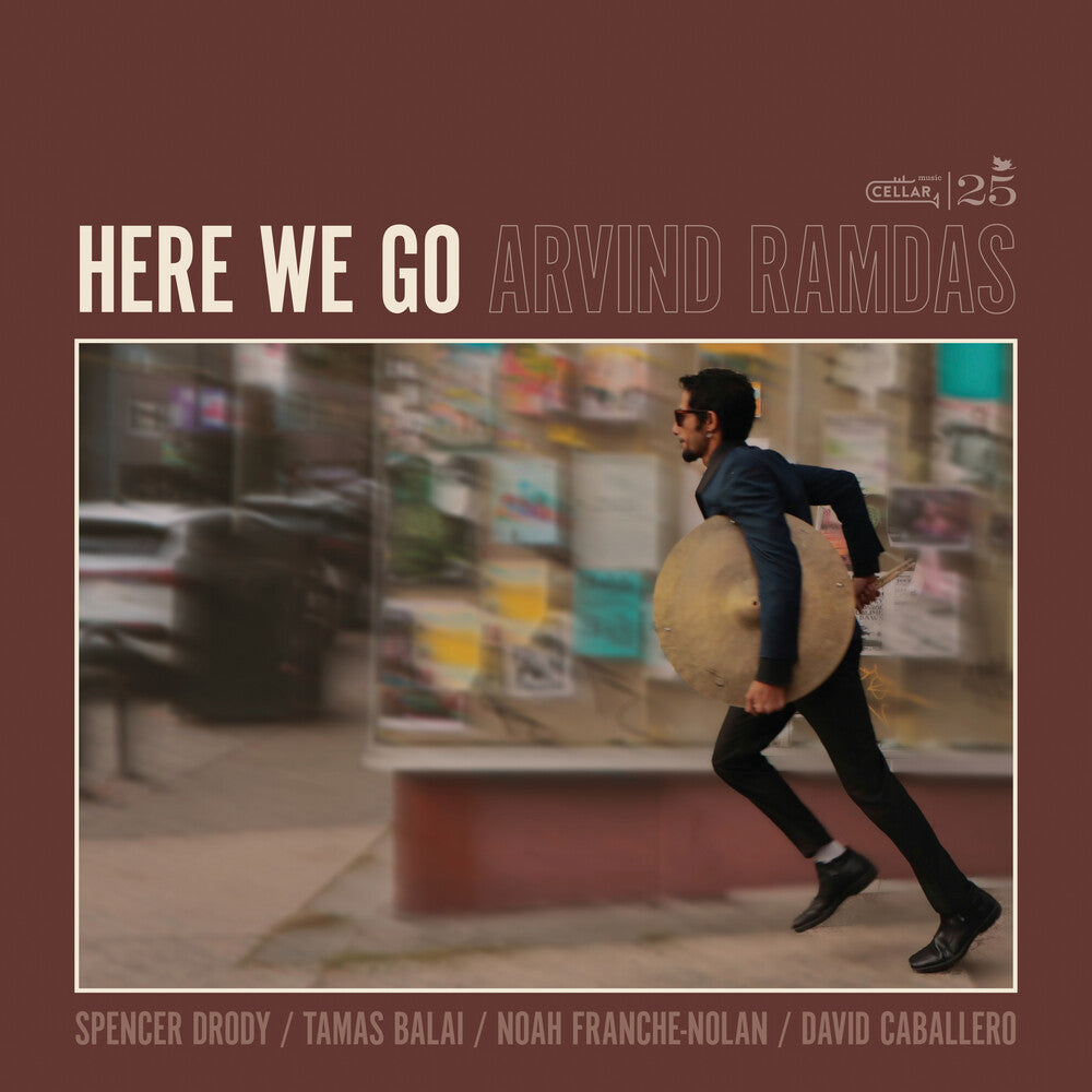 the album cover for Arvind Ramdas - Here We Go