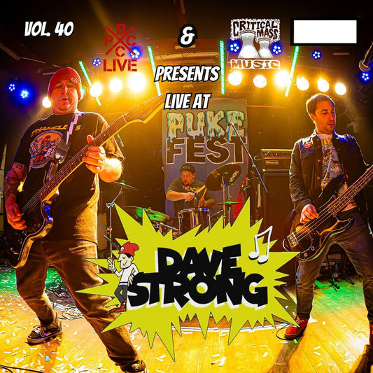 the album cover for Dave Strong - Dcxpc Live 40