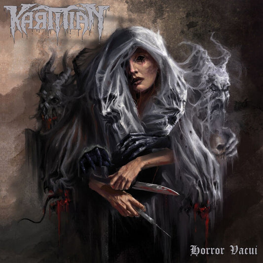 the album cover for Karmian - Horror Vacui