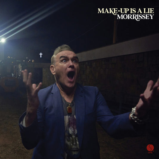 the album cover for Morrissey - Make-Up Is A Lie [Indie Exclusive Red]