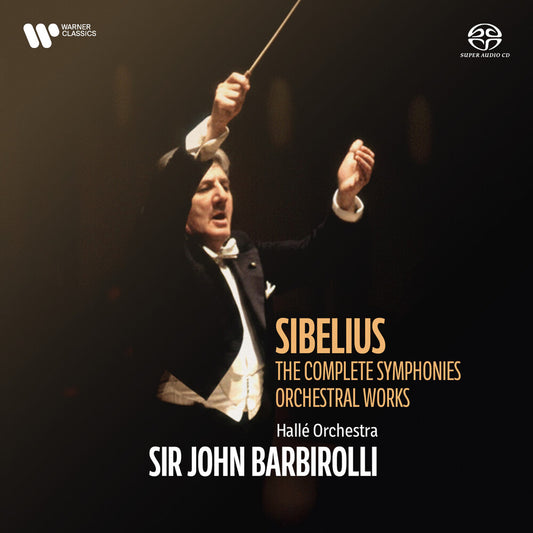 the album cover for Sir Barbirolli  John / Halle Orchestra - Sibelius: Complete Symphonies & Orchestral Works