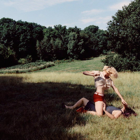 the album cover for Modern Woman - Johnny's Dreamworld - 140gm Red Vinyl [Colored Vinyl] (Red)