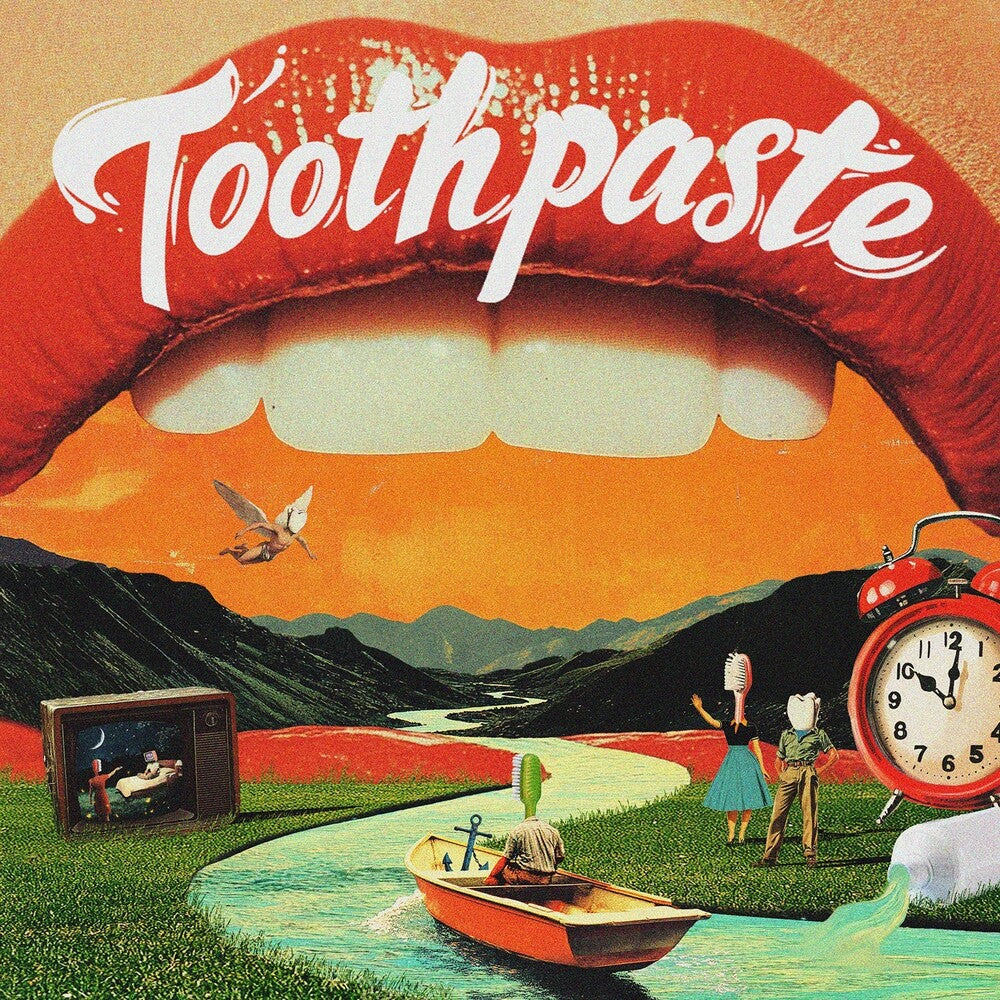 the album cover for Crystal Tides - Toothpaste (Uk)