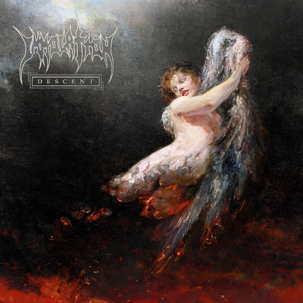 the album cover for Immolation - Descent (Blk) [Colored Vinyl] (Red) (Ylw) (Mrb)