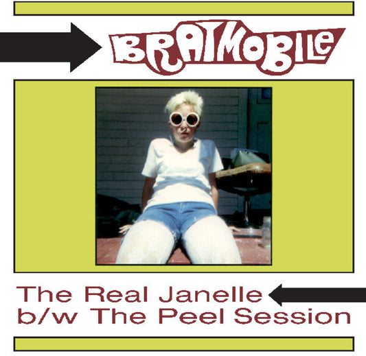 the album cover for Bratmobile - Real Janelle & The Peel Session