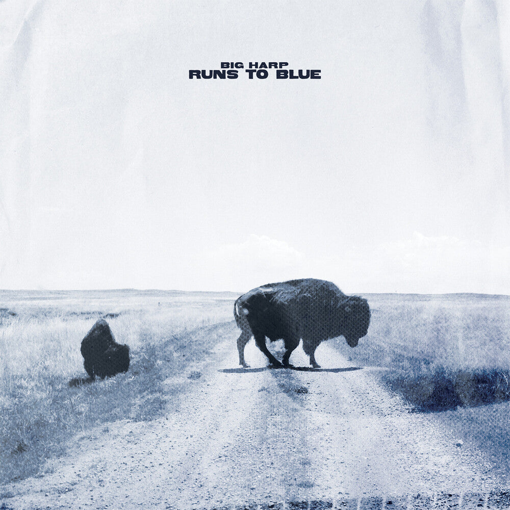 the album cover for Big Harp - Runs To Blue