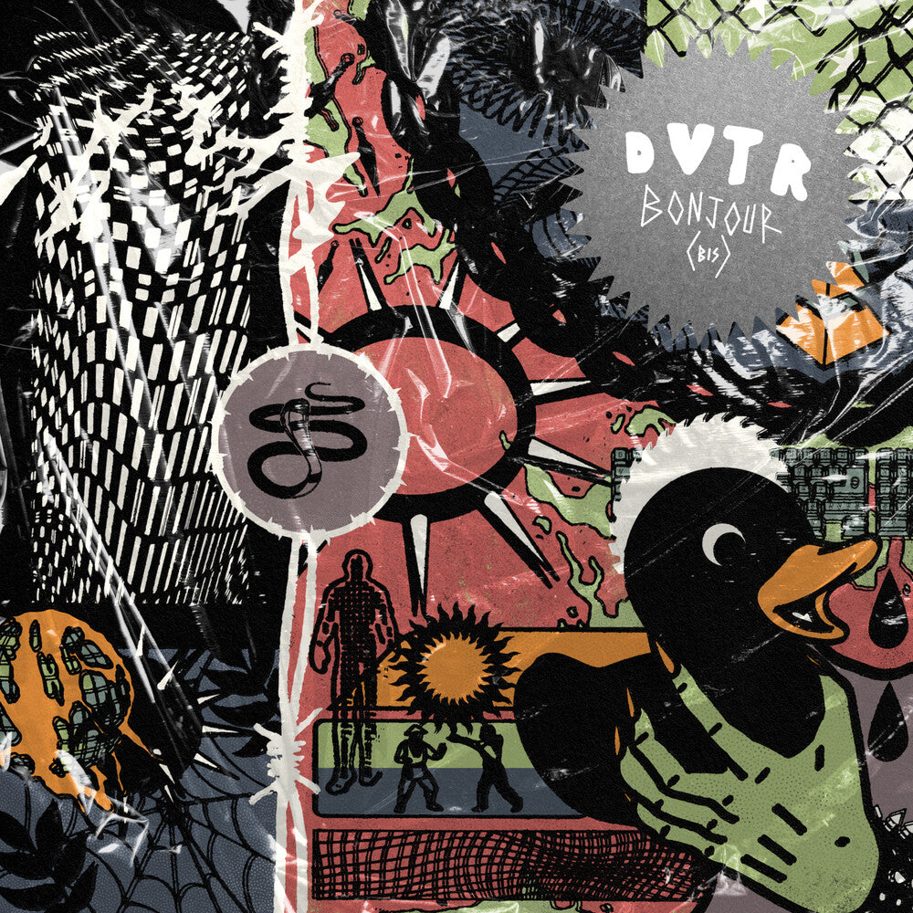 the album cover for DVTR - Bonjour (Bis) - White [Colored Vinyl]