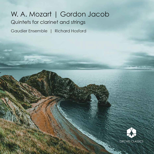 the album cover for Richard Hosford  / Gaudier - Quintets For Clarinet & Strings