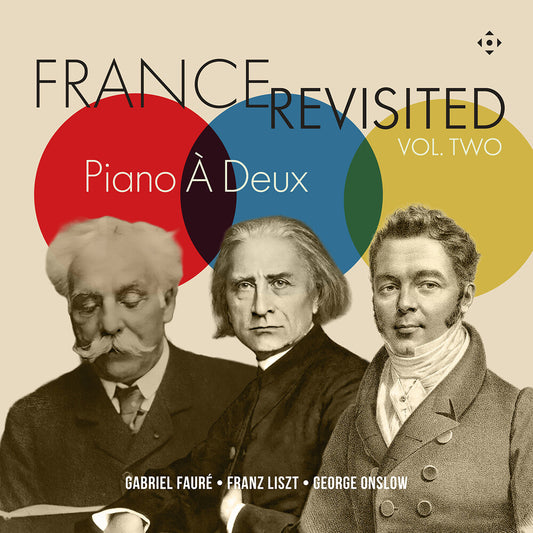 the album cover for Piano a Deux - France Revisited Vol. 2