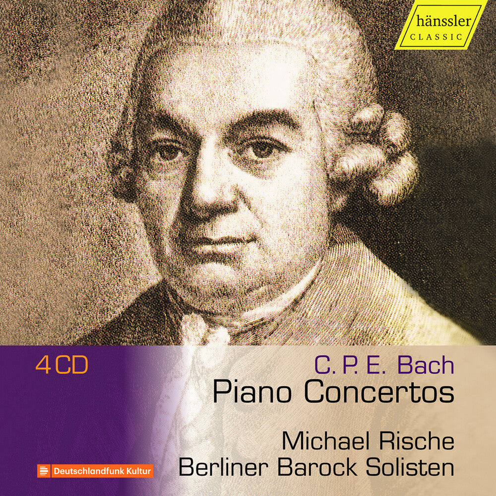 the album cover for Michael Rische - C.P.E. Bach: Pno Cons - Michael Rische