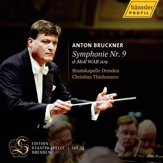 the album cover for Staatskapelle Dresden - Anton Bruckner: Symphony No. 9 In D Minor Wab 109