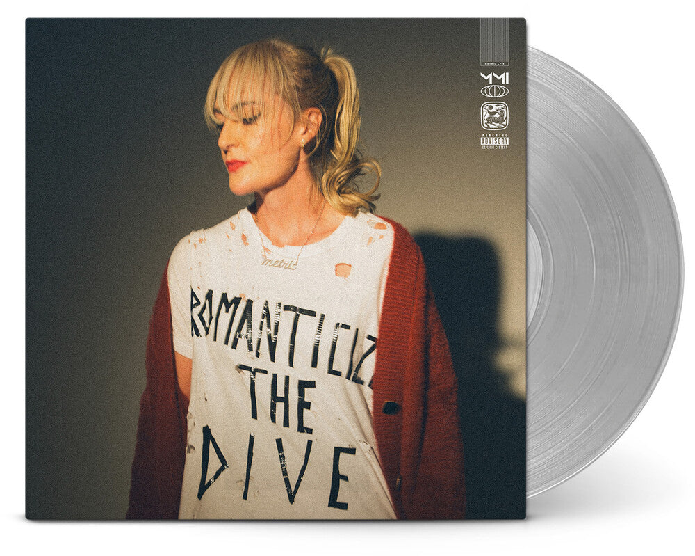 the album cover for Metric - Romanticize The Dive [Indie Exclusive Metallic Silver]