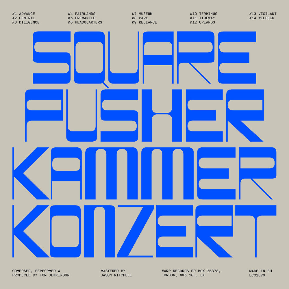 the album cover for Squarepusher - Kammerkonzert