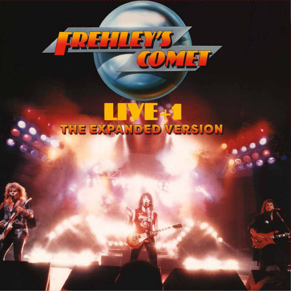 the album cover for Frehley's Comet - Live + 1 Expanded (Blk) (Burg) [Colored Vinyl] [Limited Edition]
