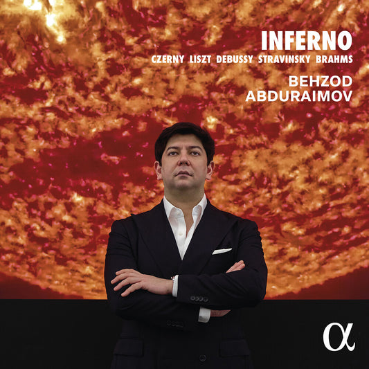 the album cover for Behzod Abduraimov - Inferno